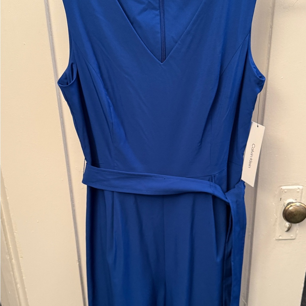 Blue Sleeveless Dress
